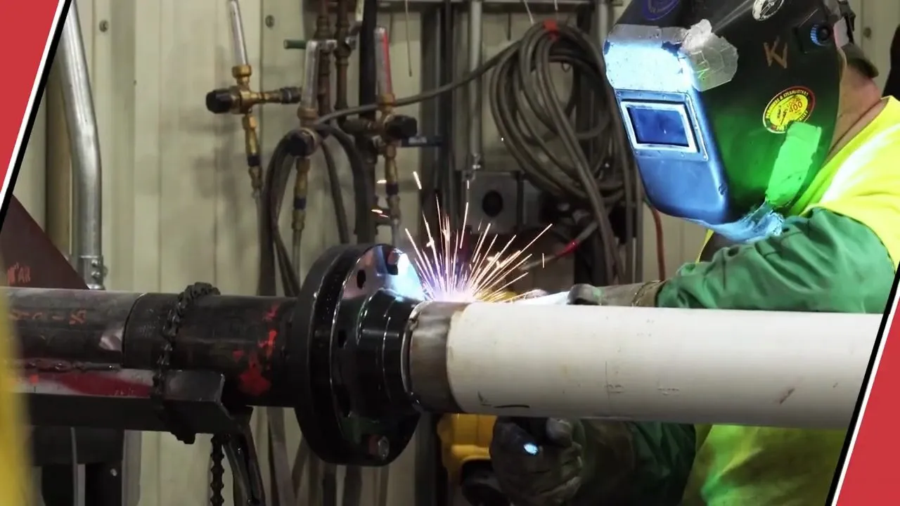 Commercial Plumber Cutting Large Metal Pipe for Emergency Plumber in Ennis, TX in Ennis, Texas.